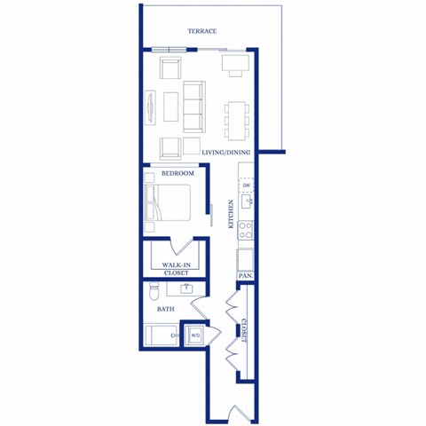 blueprint of a floor plan of a house